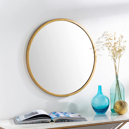 Modern round Living Room Wall Mirror-0