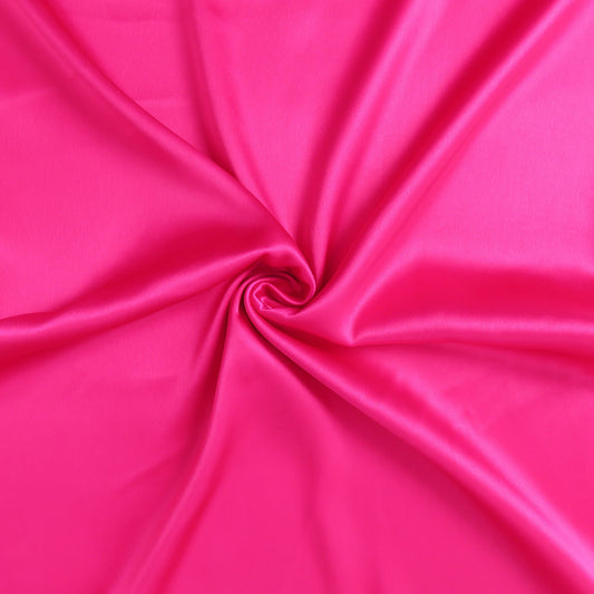 Fuchsia Dreamy Set Of 2 Silky Satin Standard Pillowcases-8