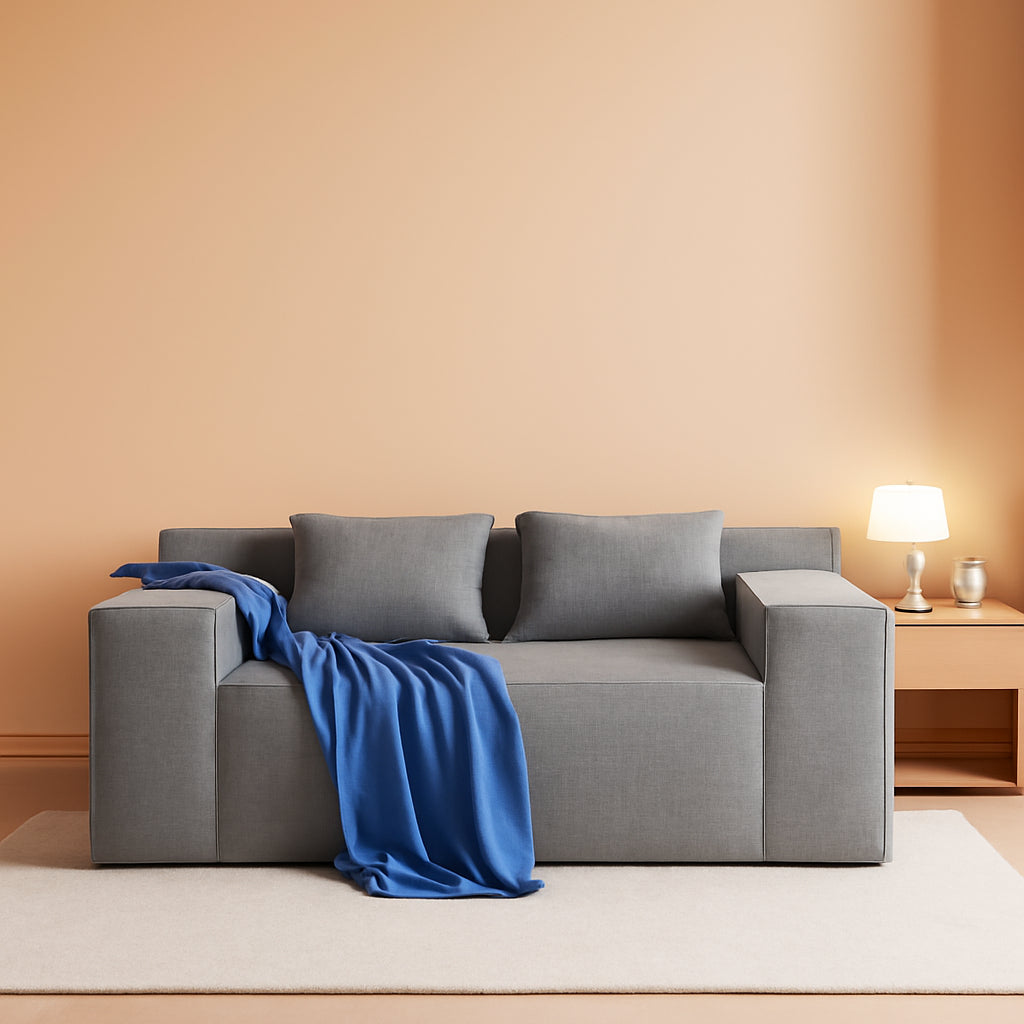 Compact Modern Loveseat Sofa Couch for Small Spaces