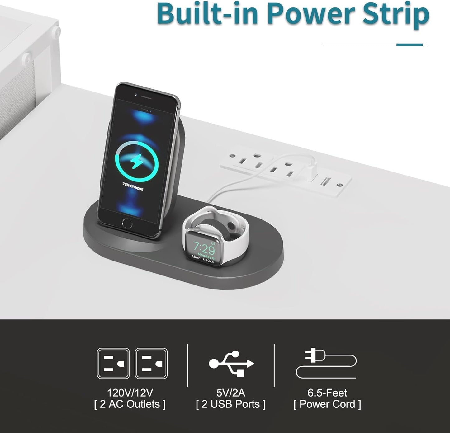 11 Drawers Dresser with Fabric Drawers,Charging Station, LED Lights and Shelves for Bedroom Storage Organization-3