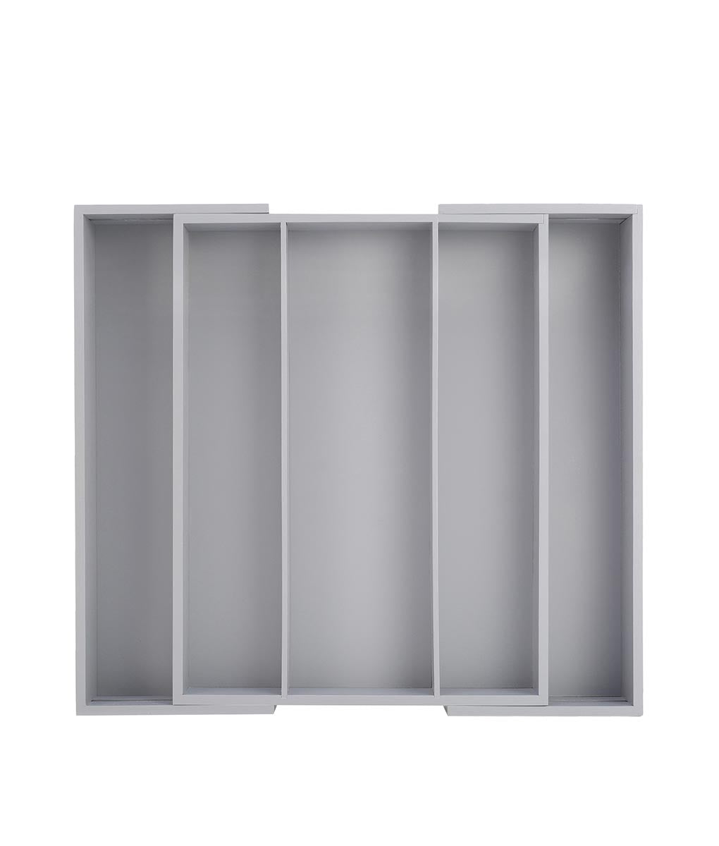 Utensil Holder Drawer Organizer Gray-1