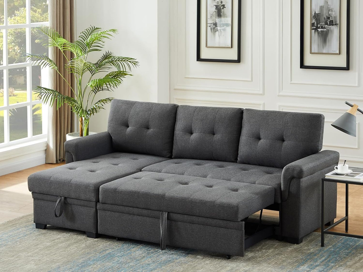 Versatile Sleeper Couch with Storage for Small Spaces